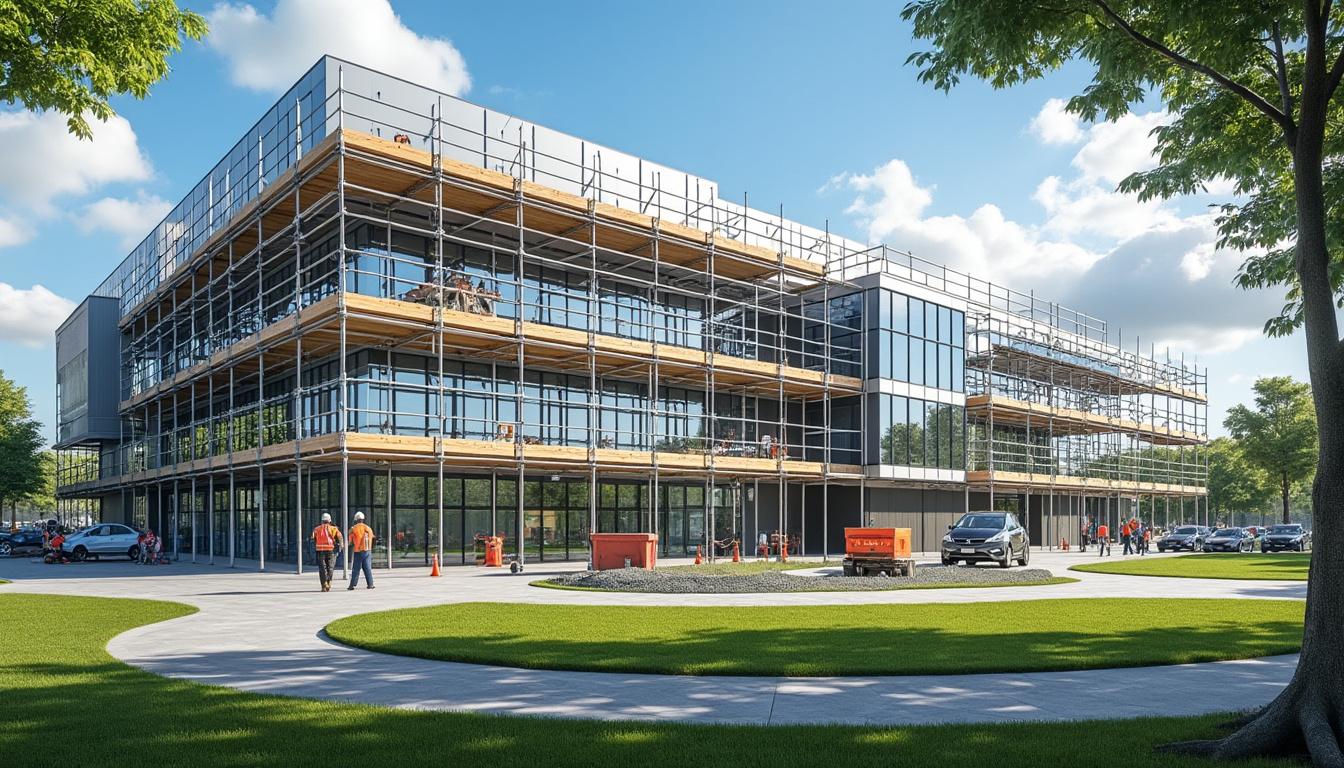 découvrez l'état d'avancement des travaux au campus lycéen international de normandie, deux ans après la découverte de fissures, et les mesures prises pour assurer la sécurité des élèves.