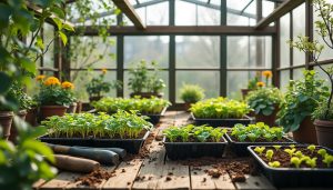 découvrez comment un horticulteur normand prépare le printemps dans ses serres, un travail minutieux qui s'étend sur plusieurs mois pour garantir des plantes en pleine floraison.