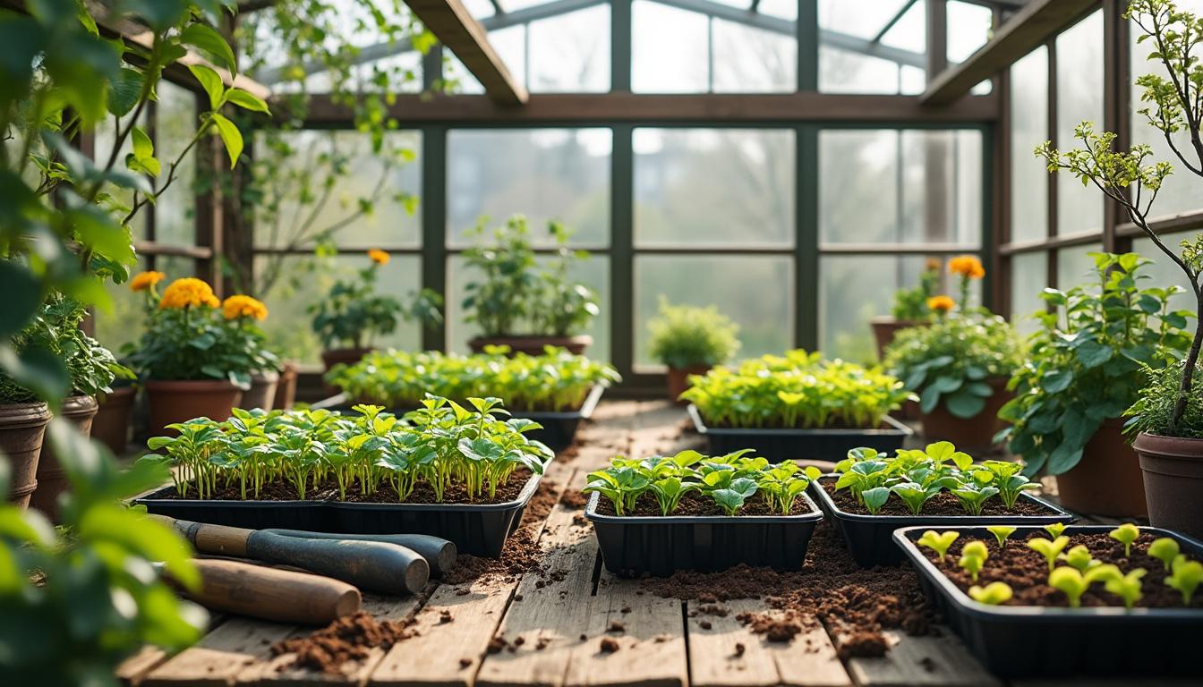 découvrez comment un horticulteur normand prépare le printemps dans ses serres, un travail minutieux qui s'étend sur plusieurs mois pour garantir des plantes en pleine floraison.