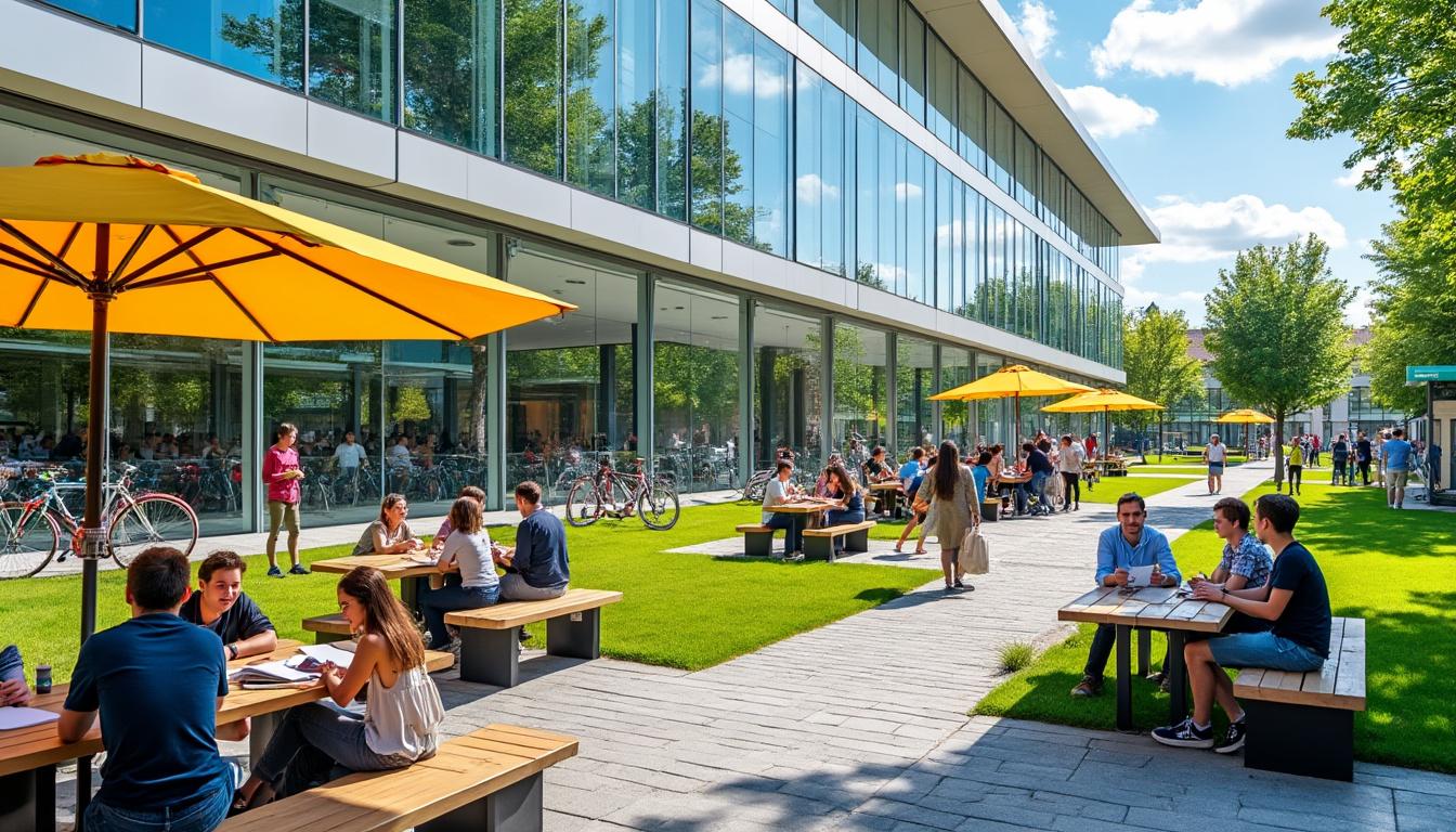découvrez la bulle sur le campus 1 de l’université de caen, le nouveau lieu incontournable des étudiants, qui fête sa première année avec succès et convivialité.