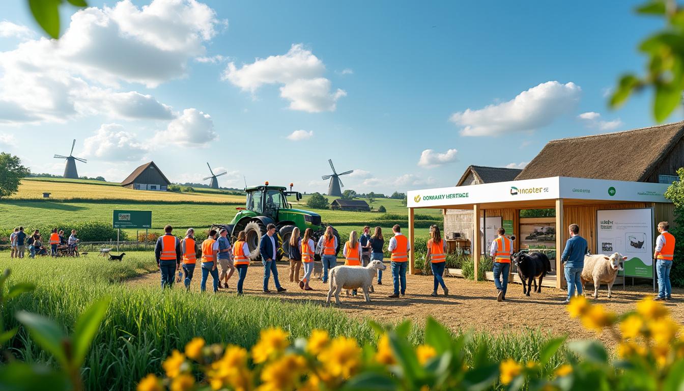 le lycée agricole de vire normandie s'engage activement pour l'avenir en participant à un salon dédié au renouvellement des générations, mettant en avant les opportunités et les innovations agricoles.