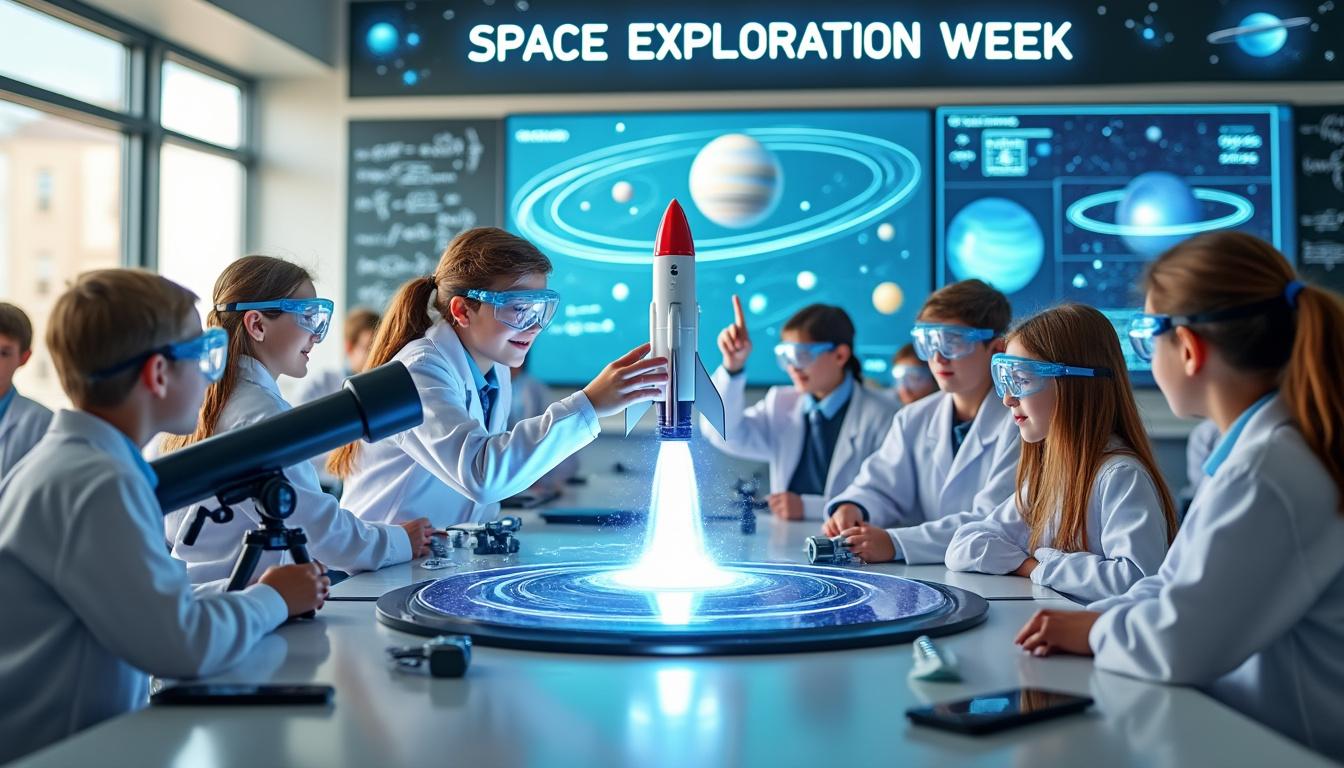 découvrez comment des élèves normands ont partagé un échange inspirant avec l'astronaute sophie adenot autour de leur projet « rêves d’apesanteur », explorant l'espace et la science.