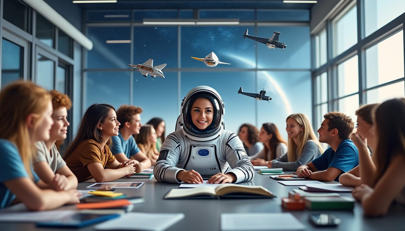 découvrez l'échange inspirant entre des élèves normands et l'astronaute sophie adenot autour du thème « rêves d’apesanteur », une rencontre qui fait voyager dans l'espace et nourrit les ambitions.