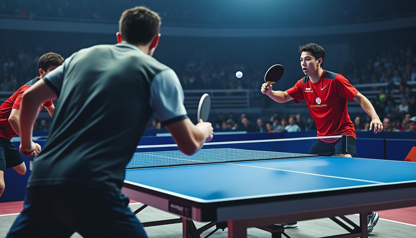 découvrez comment les loups ont surpris le leader lors d'une attaque spectaculaire en tennis de table, avec un affrontement intense et plein de suspense.