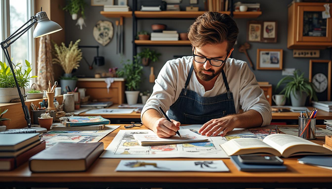 découvrez comment un opticien de normandie réalise son rêve en se lançant dans la bande dessinée avec l'éditeur glénat, entre passion et créativité.