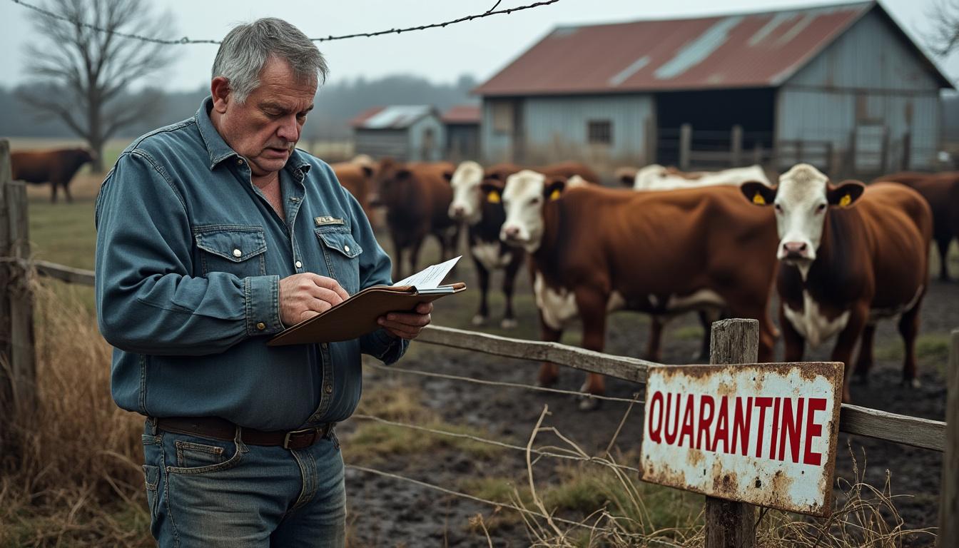 un nouveau foyer de tuberculose bovine détecté en normandie menace un abattage massif dans une exploitation agricole, suscitant l'inquiétude des éleveurs et des autorités vétérinaires.