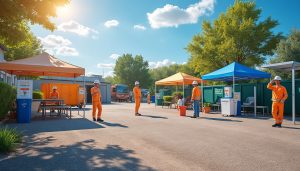 canicule à lisieux normandie : activation du plan chaleur dans les déchetteries pour garantir la sécurité et le confort des usagers.