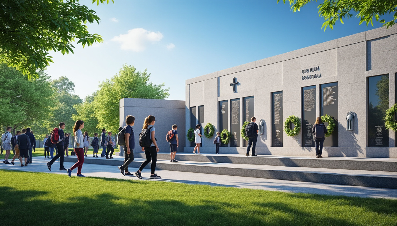des collégiens de l'orne visitent un mémorial émouvant pour honorer les milliers d'hommes tombés, véritables héros dont l'histoire poignante est explorée avec respect et émotion.