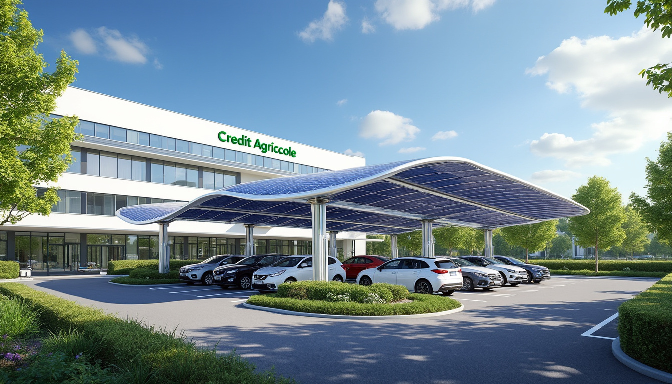 le crédit agricole normandie investit 2,3 millions d'euros dans des ombrières photovoltaïques innovantes pour son siège, renforçant son engagement en faveur des énergies renouvelables et du développement durable.