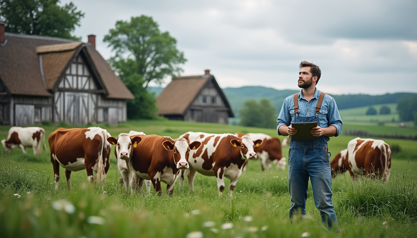 en normandie, les fermes laitières font face à une baisse de production de 10 à 20 %, impactant leur rentabilité et soulignant les défis actuels du secteur agricole régional.