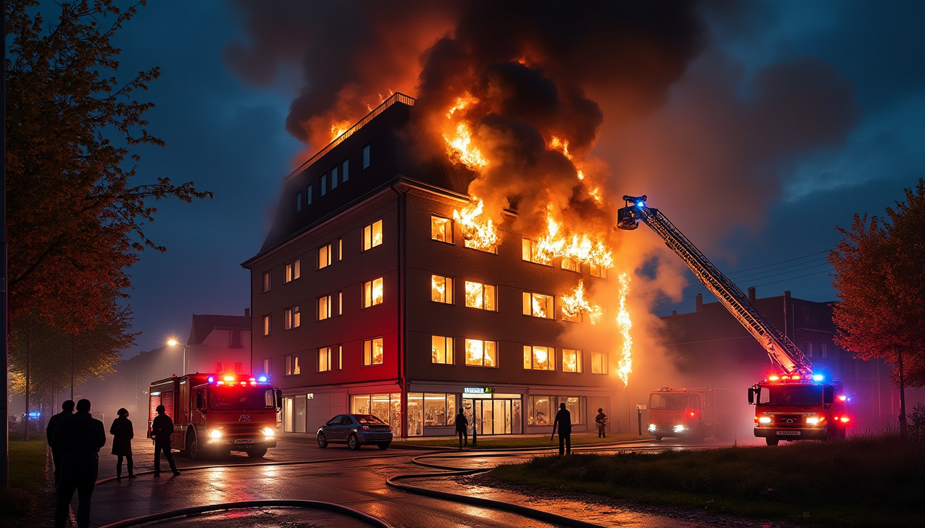suivez en direct l'incendie à l’hôtel mercure de saint-lô. aucune victime enregistrée, mais vigilance renforcée face aux fumées affectant la ville.