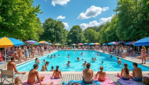 découvrez comment une piscine normande a attiré une foule record en offrant un accès gratuit durant la canicule, apportant fraîcheur et convivialité à de nombreux visiteurs.
