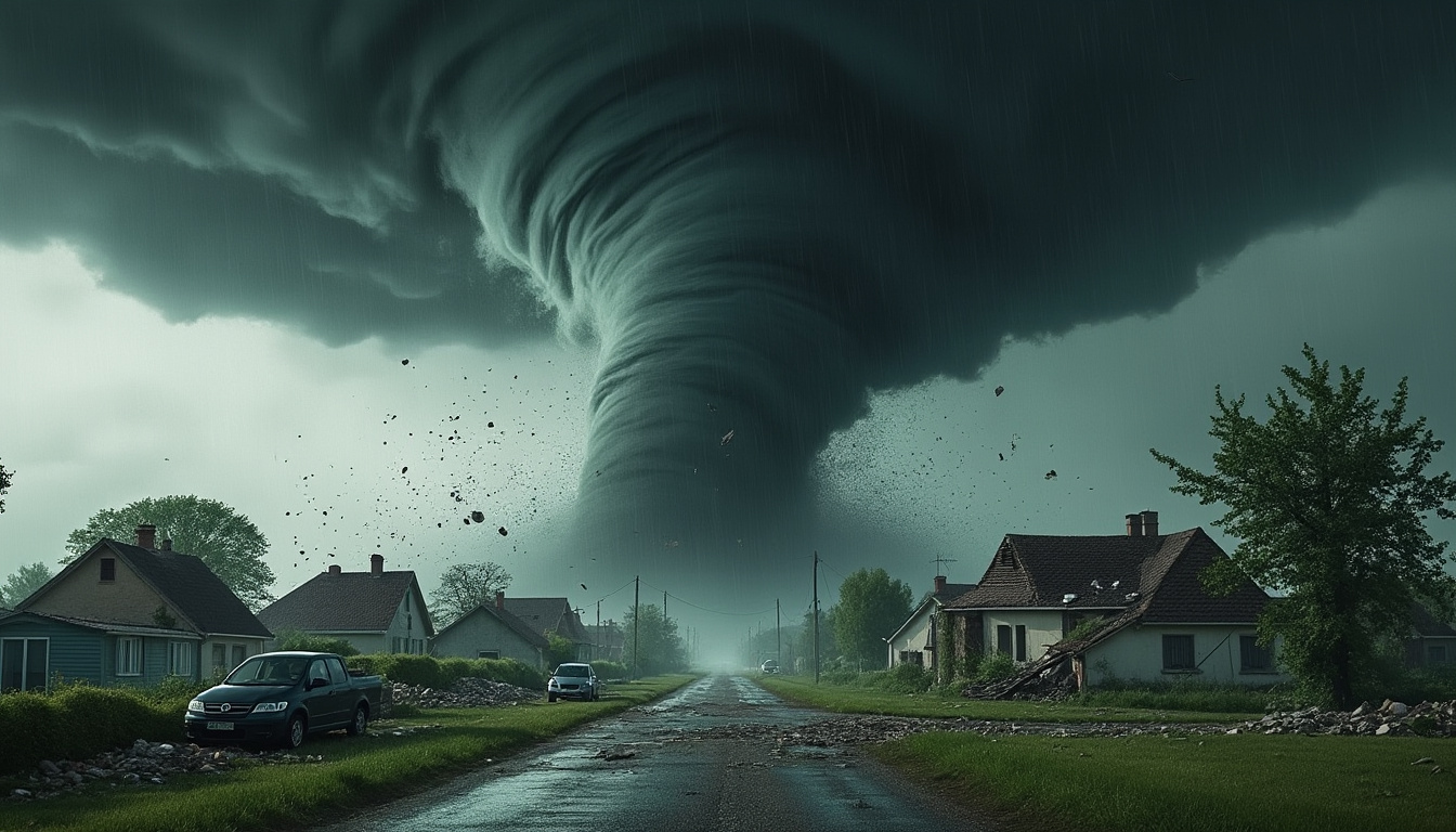 une tornade dévastatrice a frappé la normandie, laissant plusieurs communes sous le choc avec des dégâts matériels importants et des interventions d'urgence en cours.