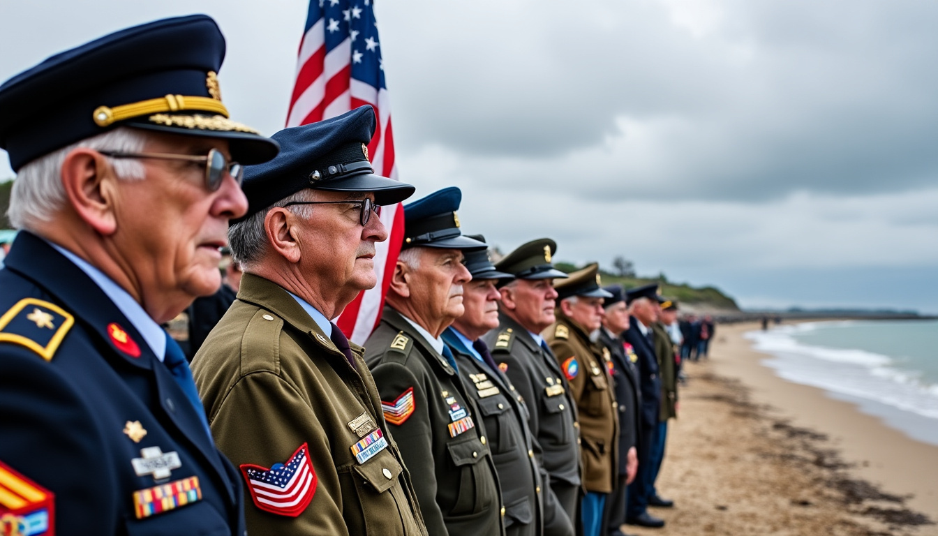 célébrez le 80e anniversaire du débarquement en normandie avec le retour émouvant des vétérans américains à deauville, avant leur départ en avion, un moment chargé d'histoire et d'émotion.