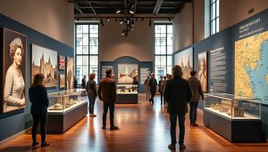 découvrez à caen une exposition fascinante qui explore les liens historiques entre la reine elizabeth ii et la normandie, mettant en lumière leur riche héritage commun.