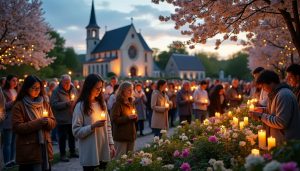 à saint-étienne-du-rouvray, la dévotion au père hamel, prochainement canonisé, attire des visiteurs du monde entier, témoignant d'une ferveur grandissante autour de sa mémoire.