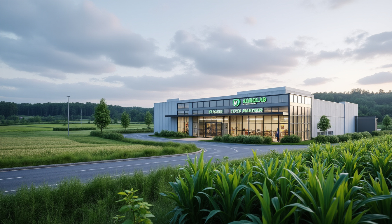 agrolab inaugure son premier laboratoire en france à heudebouville avec un investissement de 10 millions d'euros, renforçant l'innovation et la recherche agricole.