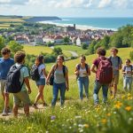 plongez dans l'aventure de seize jeunes de la maison des jeunes de saint-avé lors de leur découverte passionnante de la normandie, entre culture, histoire et nature.
