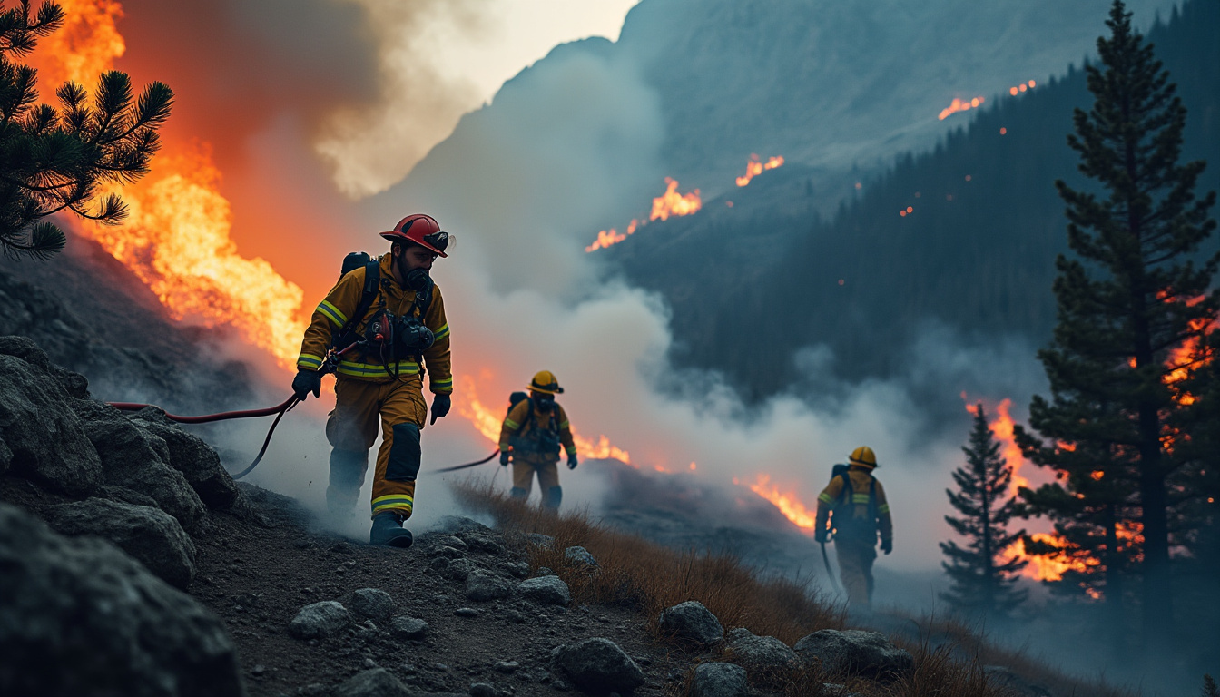 découvrez le quotidien intense des pompiers normands engagés dans les pyrénées, entre actions pleines d'adrénaline et moments de désolation, au cœur de leur mission héroïque.