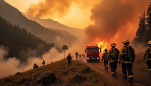 découvrez le quotidien intense des pompiers normands engagés dans les pyrénées, entre moments d'adrénaline et instants de désolation, au cœur de leur mission de secours.