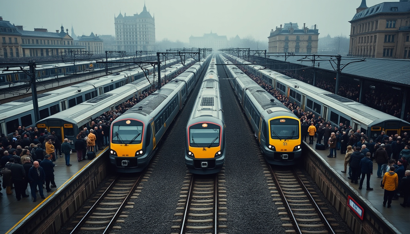 préparez-vous à des perturbations majeures du trafic ferroviaire dès ce vendredi en raison d'une grève surprise ce week-end. informez-vous sur les horaires et alternatives de transport.