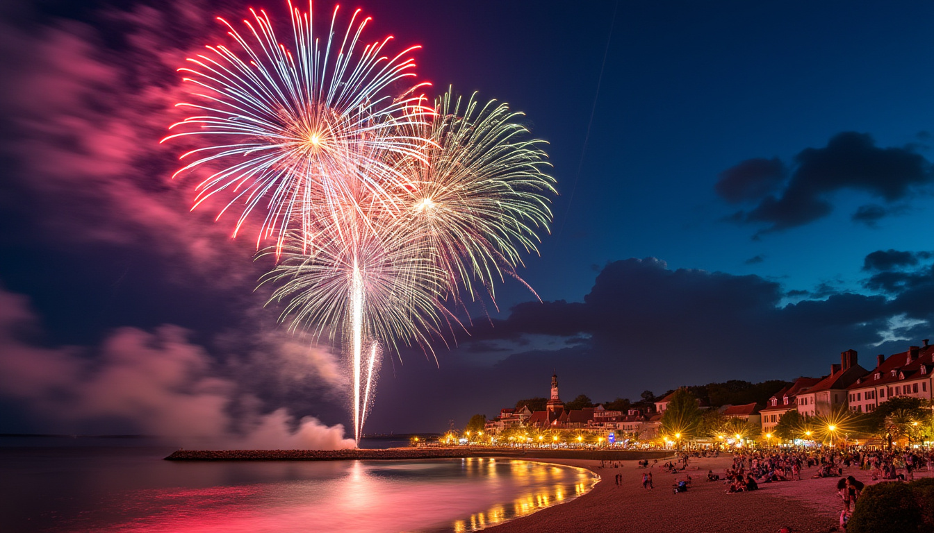 découvrez la carte interactive des feux d'artifice dans l’ouest en juillet, avec les événements maintenus ou annulés pour bien planifier vos sorties festives.