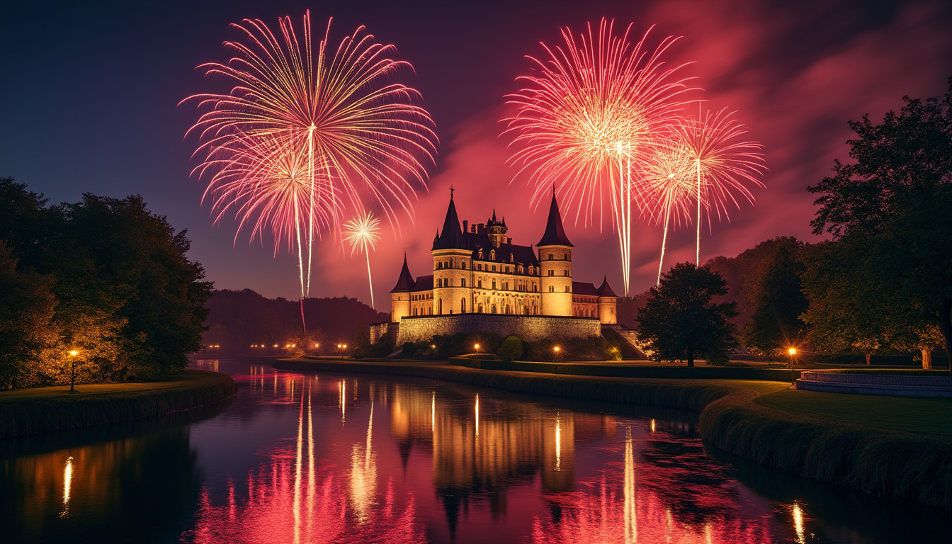 découvrez le vern’on fire, une scène éblouissante qui illumine le château de bizy, offrant un spectacle exceptionnel mêlant lumière et émotions au cœur d'un lieu historique.