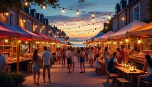 octeville-sur-mer termine l'été en beauté avec son dernier marché nocturne, offrant une ambiance guinguette festive et conviviale pour toute la famille.