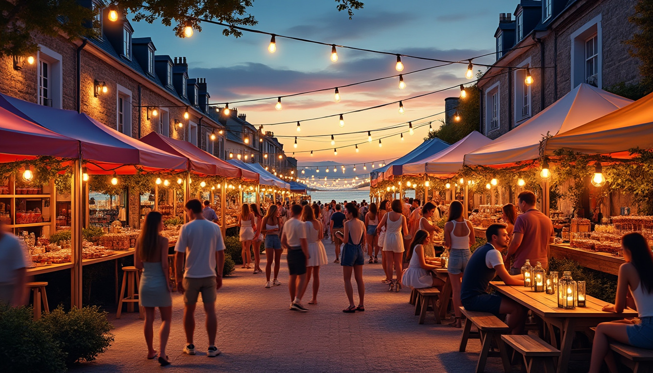 octeville-sur-mer termine l'été en beauté avec son dernier marché nocturne, offrant une ambiance guinguette festive et conviviale pour toute la famille.