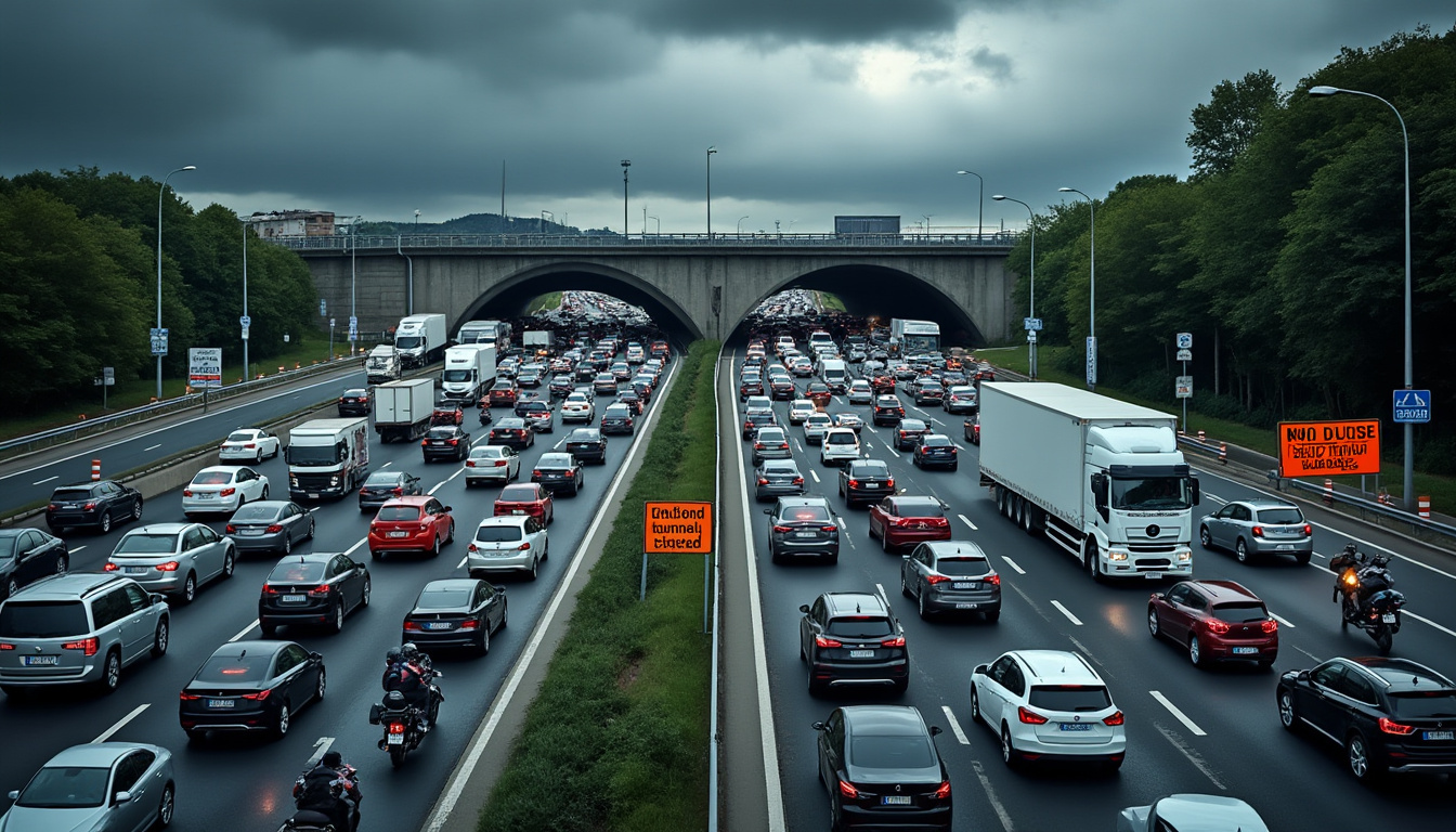 découvrez la colère des automobilistes contre la fermeture du tunnel de saint-cloud sur l'a14 et les appels à rouvrir cet axe important gratuitement.