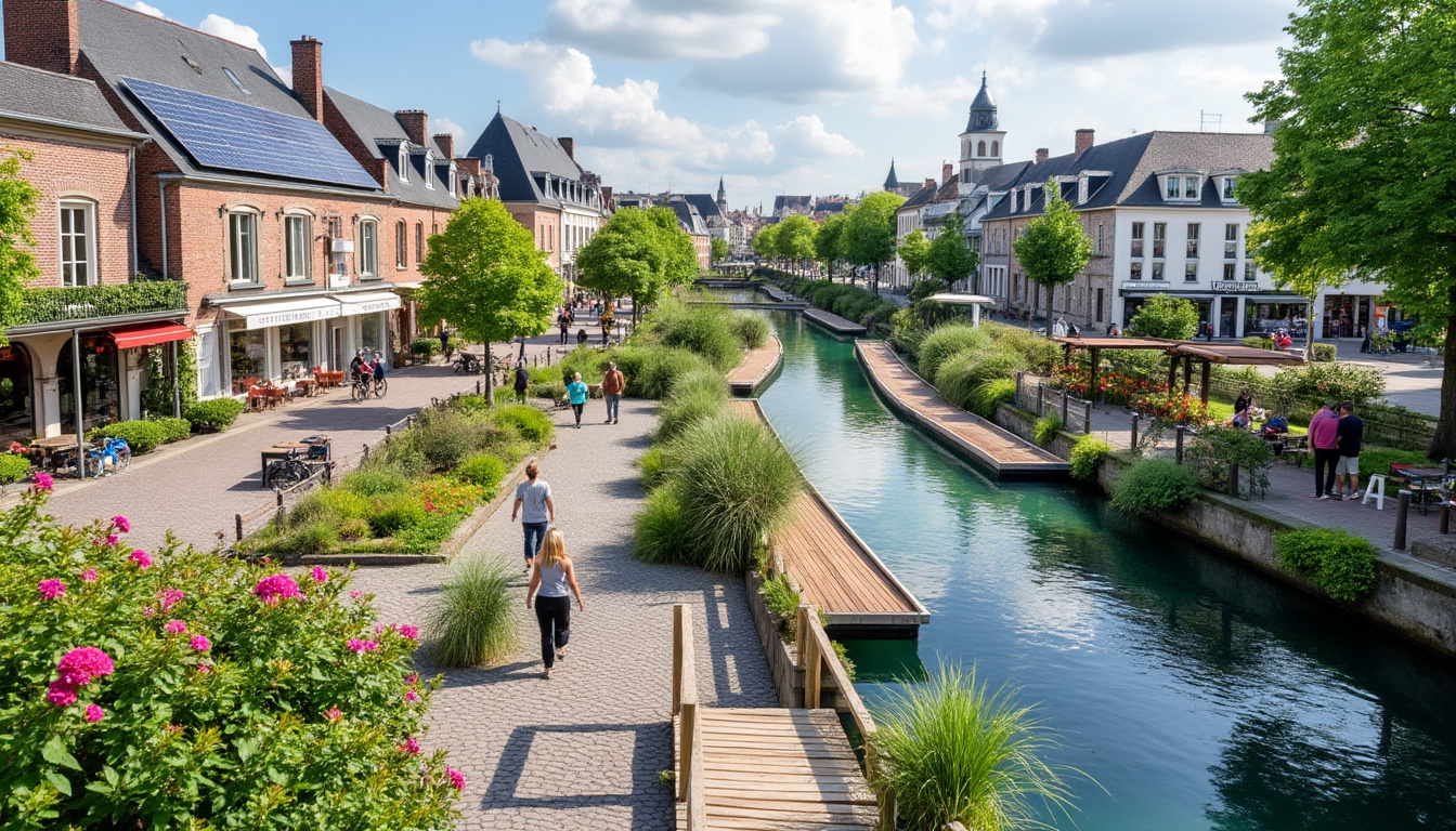 découvrez pont-audemer comme vous ne l'avez jamais vu grâce à un survol captivant, offrant une vue imprenable après la traversée emblématique des champs-élysées.