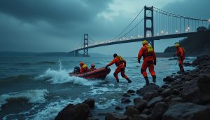 un homme de 49 ans se noie près du pont de normandie malgré l'intervention rapide des secours. découvrez les détails de cette tragédie qui a bouleversé la région.