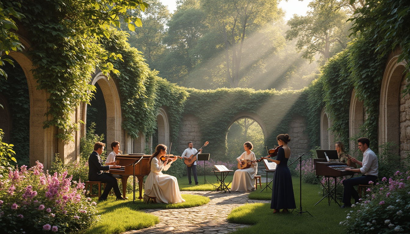 découvrez un voyage musical unique au clos des fées de paluel, mêlant harmonies anciennes et créations contemporaines pour une expérience sonore inoubliable.