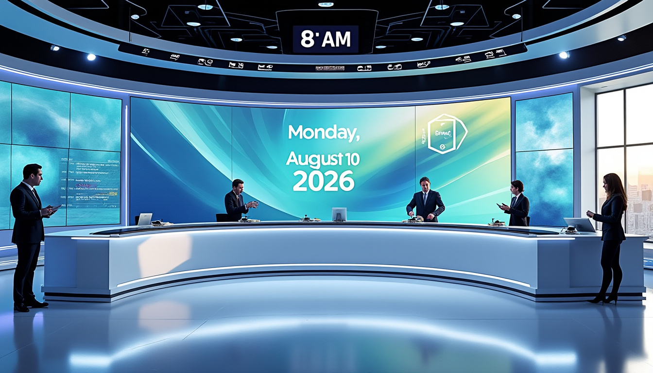 découvrez les dernières actualités et informations importantes dans notre bulletin d'information de 8h du lundi 10 août 2026.