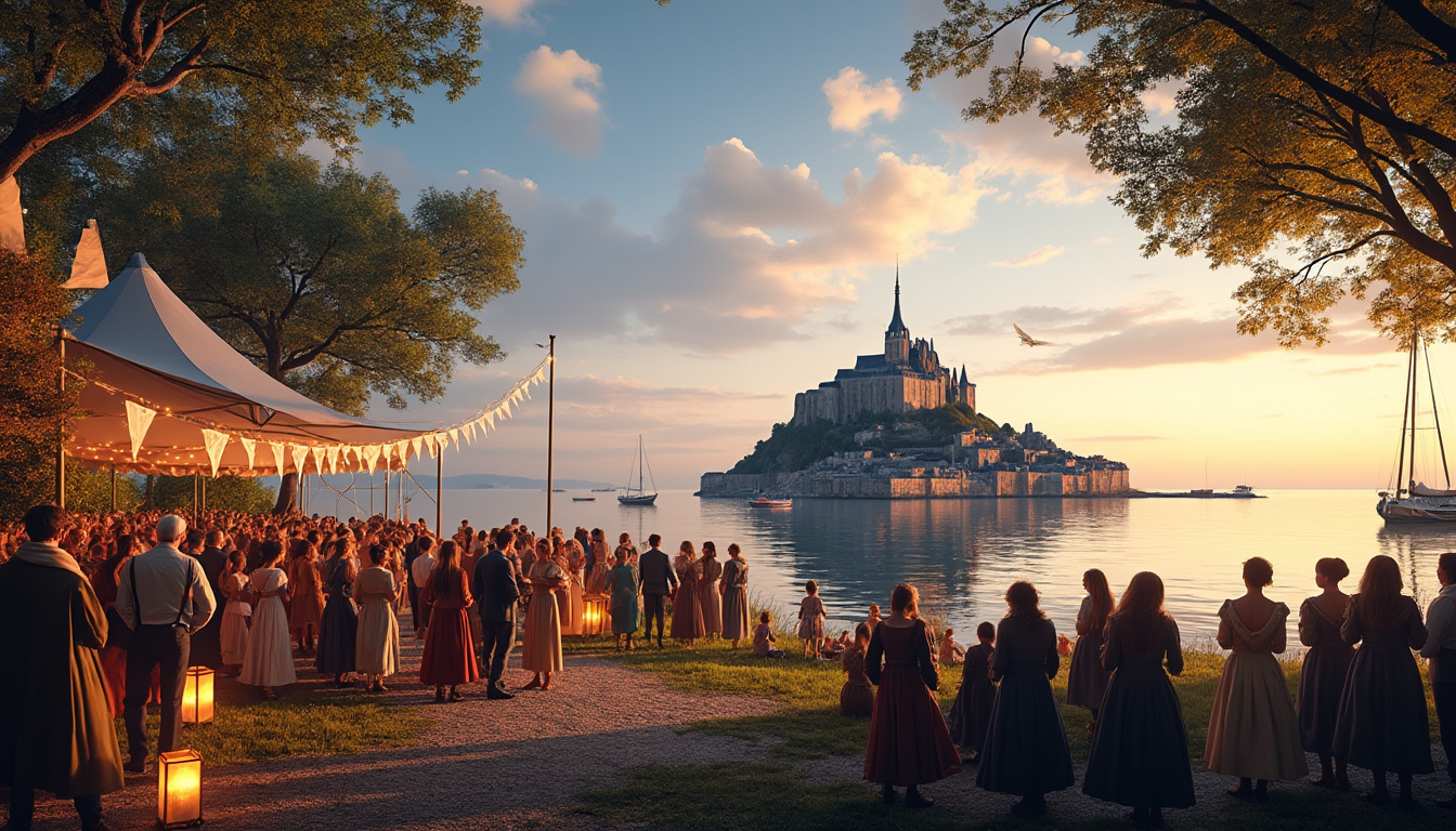 découvrez comment cette association célèbre le millénaire de l'île en face du mont saint-michel lors du millénium, un événement historique et culturel incontournable.