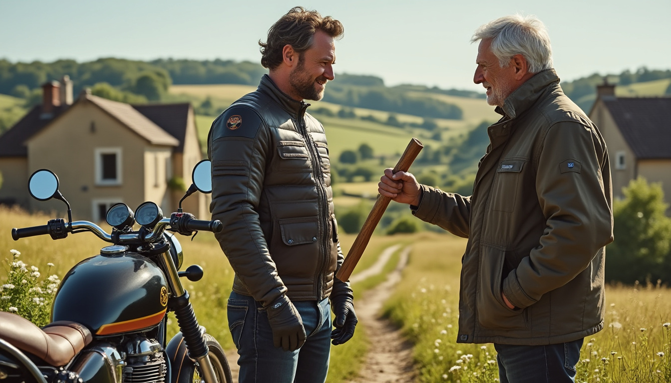 découvrez comment une simple baguette a éveillé la passion de la moto chez christian castel, icône normande emblématique du monde du deux-roues.