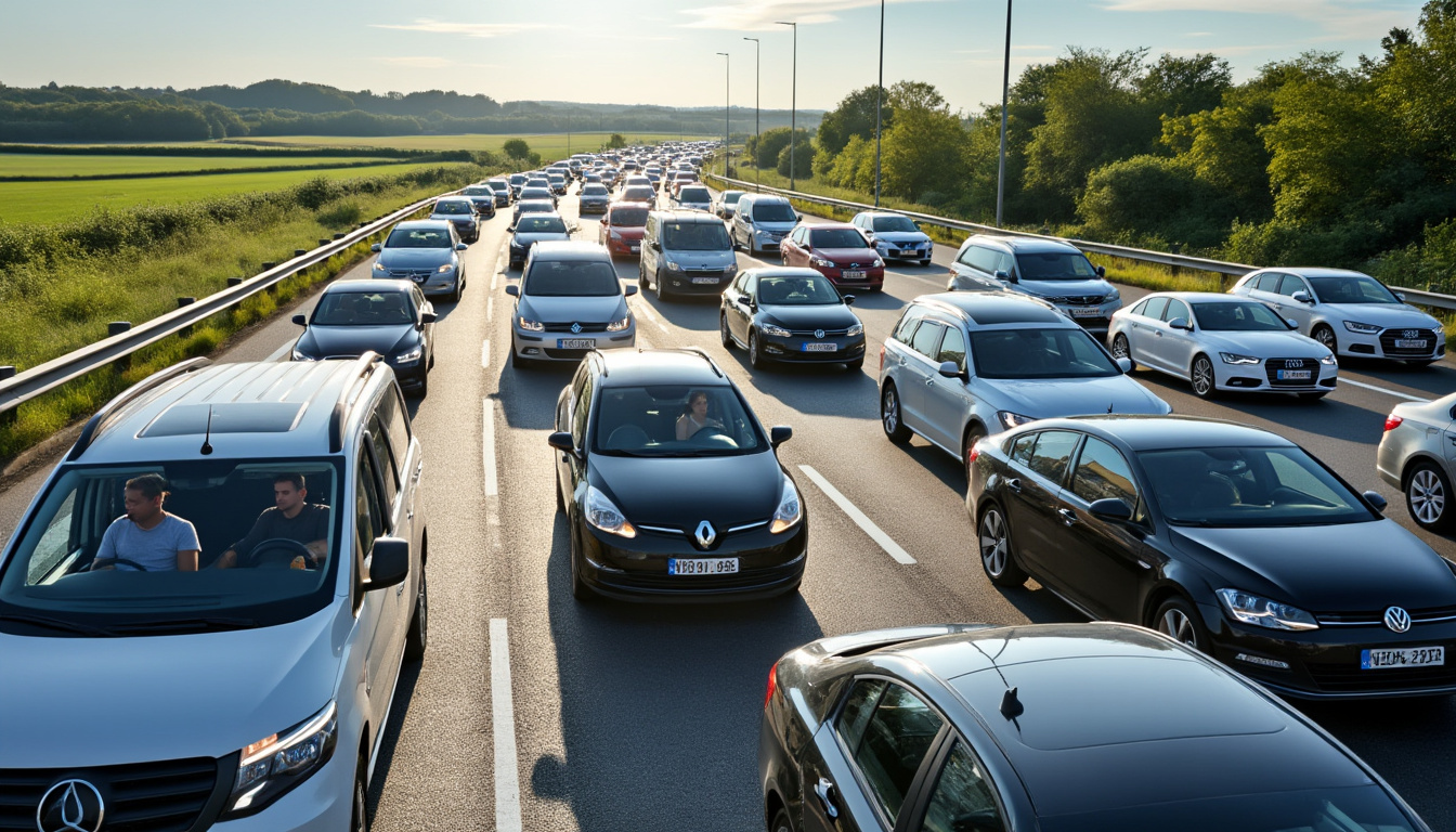 préparez-vous à un week-end de perturbations majeures sur l'a13 entre paris et la normandie. trafic ralenti, travaux et déviations à prévoir, consultez nos conseils pour faciliter vos déplacements.